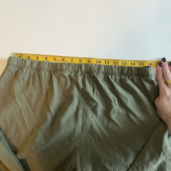 CLOTH & STONE Women’s Medium Olive Green Drawstring Joggers With Front Pockets - Picture 12 of 12